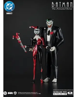 Action Figure DC Direct - Batman The Animated Series - Harley Quinn And The Joker (Mad Love) - Gold Label 