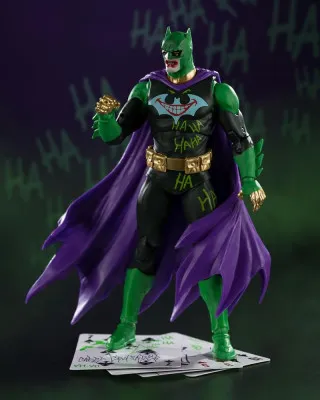 Action Figure DC Multiverse - Batman (Joker War) Jokerized (Gold Label) 