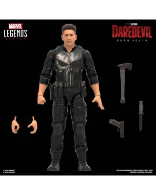 Action Figure Marvel Legends Series - Daredevil - Born Again - Punisher 