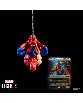Action Figure Marvel Legends - Magic The Gathering - Battle Damaged Spider-Man 