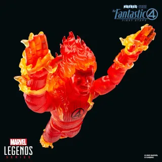 Action Figure Marvel Legends Series - The Fantastic Four - Human Torch 