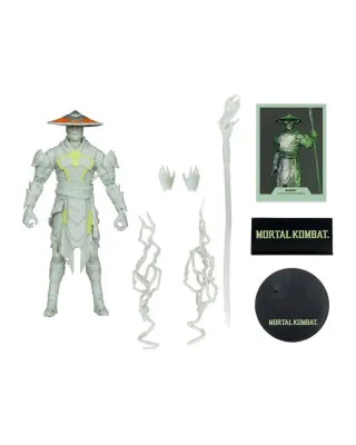 Action Figure Mortal Kombat - Glow in the Dark Edition - Raiden Gold Label Series 