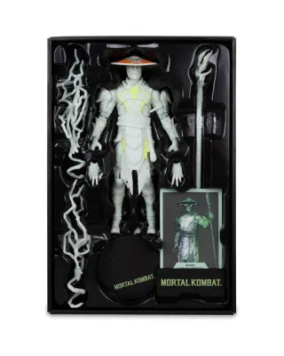 Action Figure Mortal Kombat - Glow in the Dark Edition - Raiden Gold Label Series 
