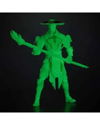 Action Figure Mortal Kombat - Glow in the Dark Edition - Raiden Gold Label Series 