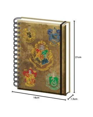 Agenda A5 Harry Potter - Colorful Crest - Wiro Notebook 