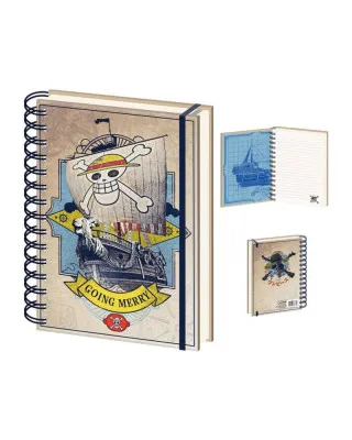 Agenda A5 One Piece Live Action - Going Merry - Wiro Notebook 