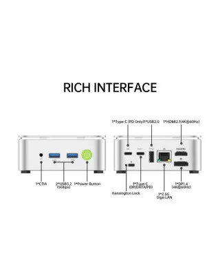 AMD Ryzen 5 Mini Računar GMKtec G10 -  3500U 16GB 256GB WIN11 Pro 