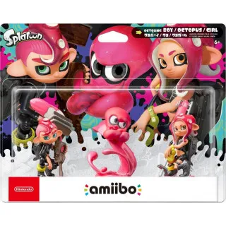 Amiibo Splatoon 3 - 3 in 1 - Octoline Boy / Octopus / Girl 