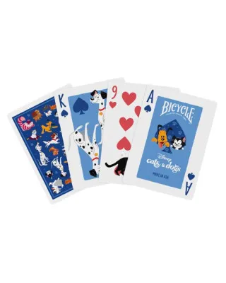 Karte Bicycle Creatives - Disney Cats And Dogs - Playing Cards 