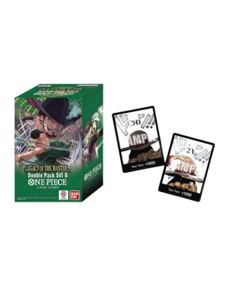 Board Game - One Piece TCG  - Legacy of The Master - Double Pack Set 8 - Booster Pack 