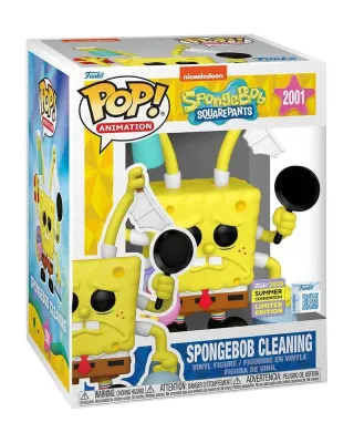 Bobble Figure Animation - SpongeBob Squarepants POP! - SpongeBob Cleaning #2001 