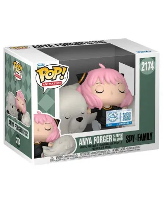Bobble Figure Anime - Spy x Family POP! - Anya Forger Sleeping On Bond #2174 