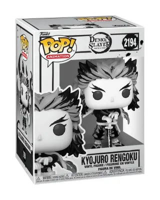 Bobble Figure Anime - Demon Slayer Kimetsu no Yaiba POP! - Kyojuro Rengoku (Sumi Ink) #2194 