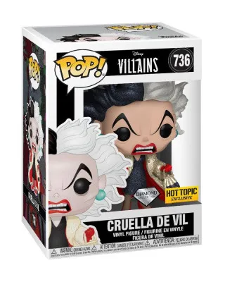 Bobble Figure Disney - 101 Dalmatians POP! - Cruella De Vil #1663 