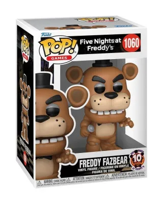 Bobble Figure Games - Five Nights at Freddy's POP! - Freddy 10th Anniversary 
