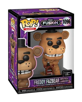 Bobble Figure Games - Funko Fusion POP! - Freddy Fazbear With Pizza Launcher #1096 