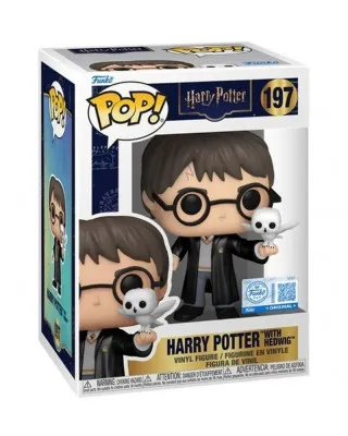 Bobble Figure Harry Potter POP! - Harry with Hedwig #197 