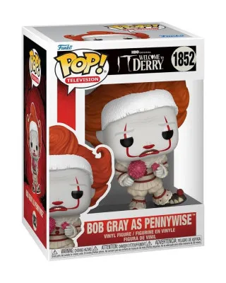Bobble Figure Movies - IT Welcome to Derry POP! - Bob Gray As Pennywise #1852 