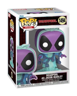 Bobble Figure Marvel - Deadpool POP! - Deadpool As Jacob Marley #1494 