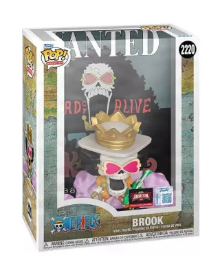 Bobble Figure Marvel - One Piece POP! Cover - Brook (Wanted Poster) #2220 