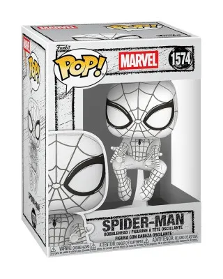 Bobble Figure Marvel - Spider-Man POP! - Spider-Man (Sketched) 