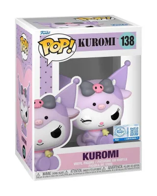 Bobble Figure Sanrio - Kuromi POP! - Kuromi (Cow Cosplay) #138 