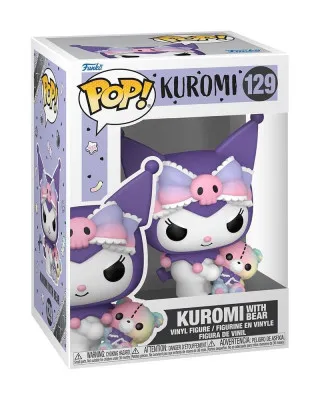 Bobble Figure Sanrio - Kuromi POP! - Kuromi With Bear #129 