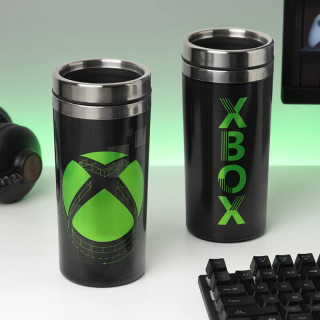 Putna čaša Paladone XBOX Logo - Metal Travel Mug 