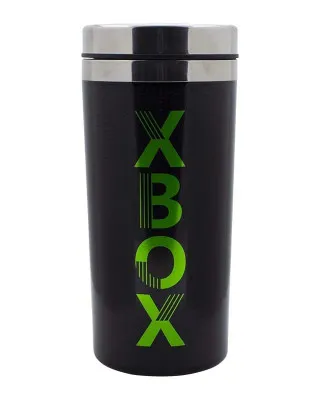 Putna čaša Paladone XBOX Logo - Metal Travel Mug 