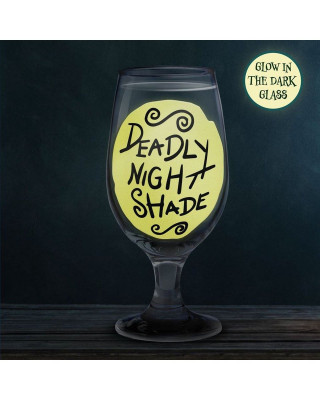 Čaša The Nightmare Before Christmas - Deadly Night Shade - Glow in the Dark Glass 