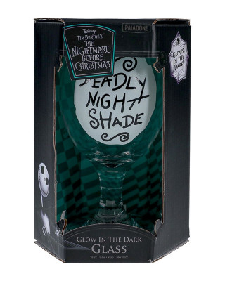 Čaša The Nightmare Before Christmas - Deadly Night Shade - Glow in the Dark Glass 