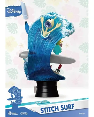 Diorama Lilo & Stitch - Stitch Surfing D-Stage PVC 