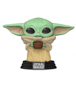 Bobble Figure Star Wars Mandalorian POP! - The Child with Cup 