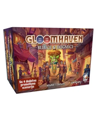 Društvena igra Gloomhaven - Bubice i Dugmići 