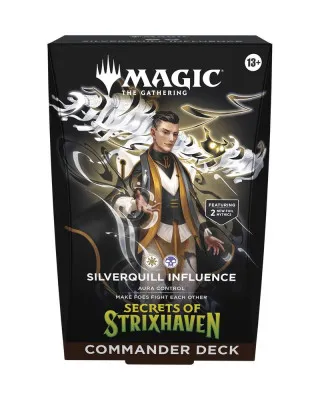 Društvena igra - Magic the Gathering - TCG Secrets of Strixhaven - Commander Deck - Silverquill Influence 