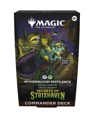 Društvena igra - Magic the Gathering - TCG Secrets of Strixhaven - Commander Deck - Witherbloom Pestilence 