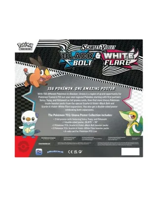Društvena igra - Pokemon - TCG Scarlet & Violet - Black Bolt & White Flare Poster Collection 