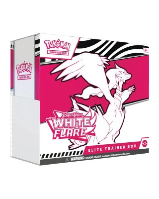 Društvena igra - Pokemon - TCG Scarlet & Violet - White Flare Elite Trainer Box Reshiram Pokemon Box Set 