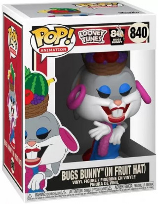 Bobble Figure Looney Tunes 80th POP! - Bugs Bunny - In Fruit Hat 