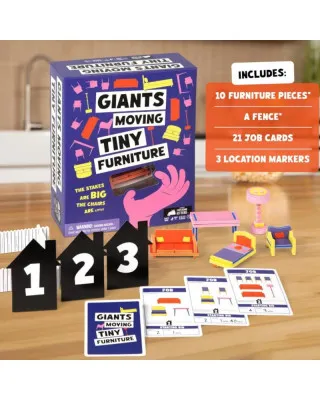 Društvena igra Giants Moving Tiny Furniture 