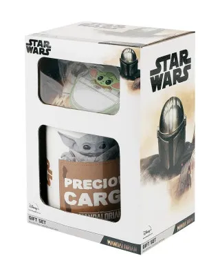 Gift Set - Star Wars The Mandalorian - The Child - Šolja, Podmetač & Privezak 