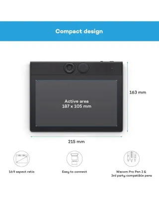 Grafička tabla Wacom Intuos Pro PTK470K0B - Pen Tablet Small 