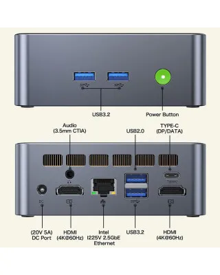 Intel i7 Mini Računar GMKtec M2 Pro - 1185G7 32GB 1TB WIN11 Pro 