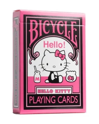 Karte Bicycle - Hello Kitty Black And Pink - Playing Cards 