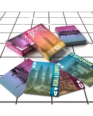 Karte Bicycle Ultimates - Big City Of The World - Playing Cards 