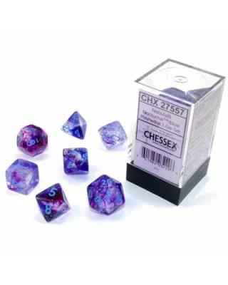 Kockice Chessex - Nebula - Luminary - Nocturnal & Blue (7) 
