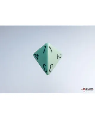 Kockice Chessex - Opaque - Polyhedral - Pastel Green-Black (7) 