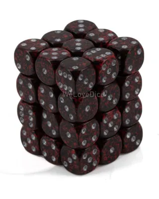 Kockice Chessex - Speckled - Silver Volcano - Dice Block (36) 12mm 
