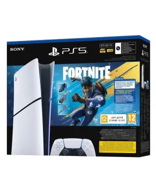 Konzola PlayStation 5 - 825GB Slim Digital + PS5 Fortnite Clementine 