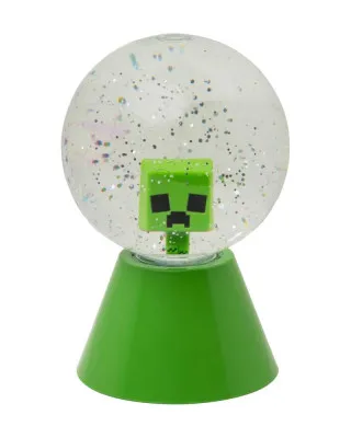 Lampa Snow Globe Paladone - Minecraft LED Glitter Ball 